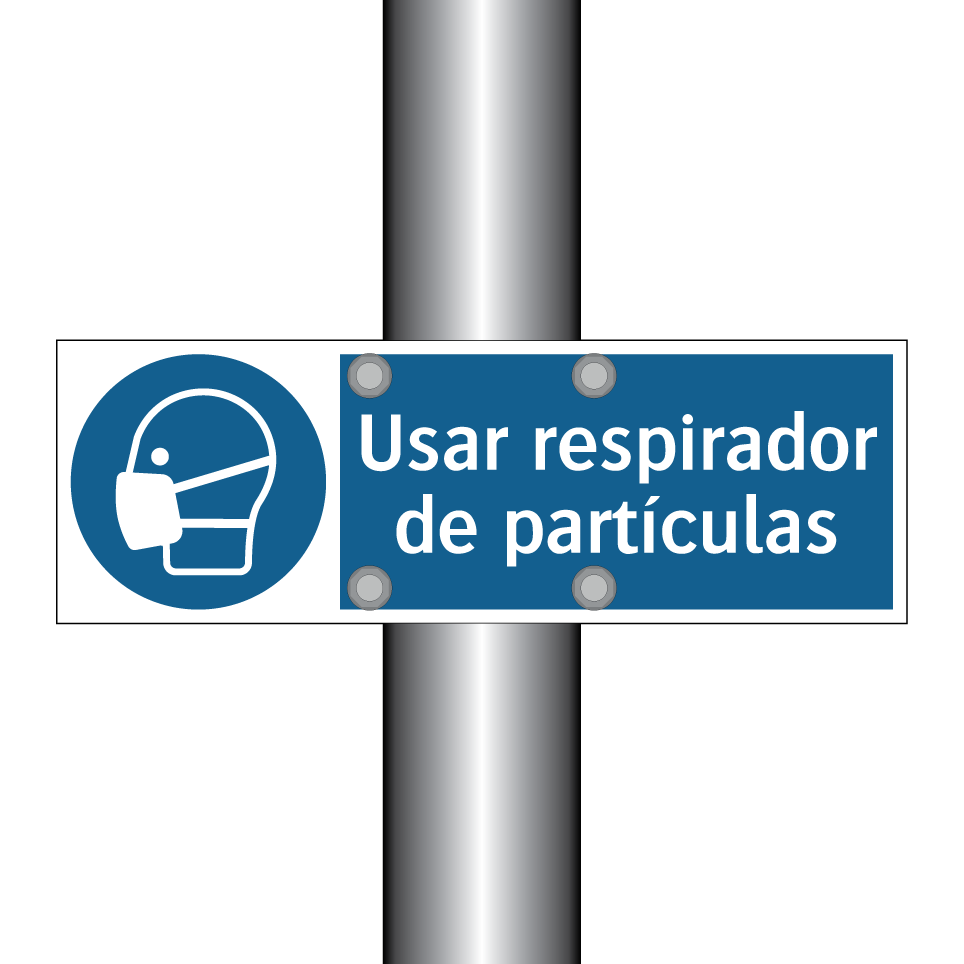Usar respirador de partículas