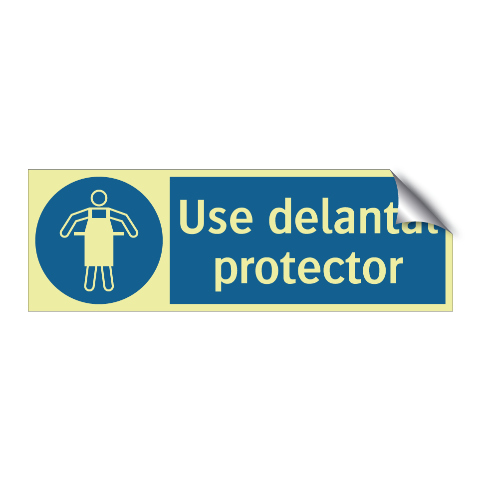 Use delantal protector
