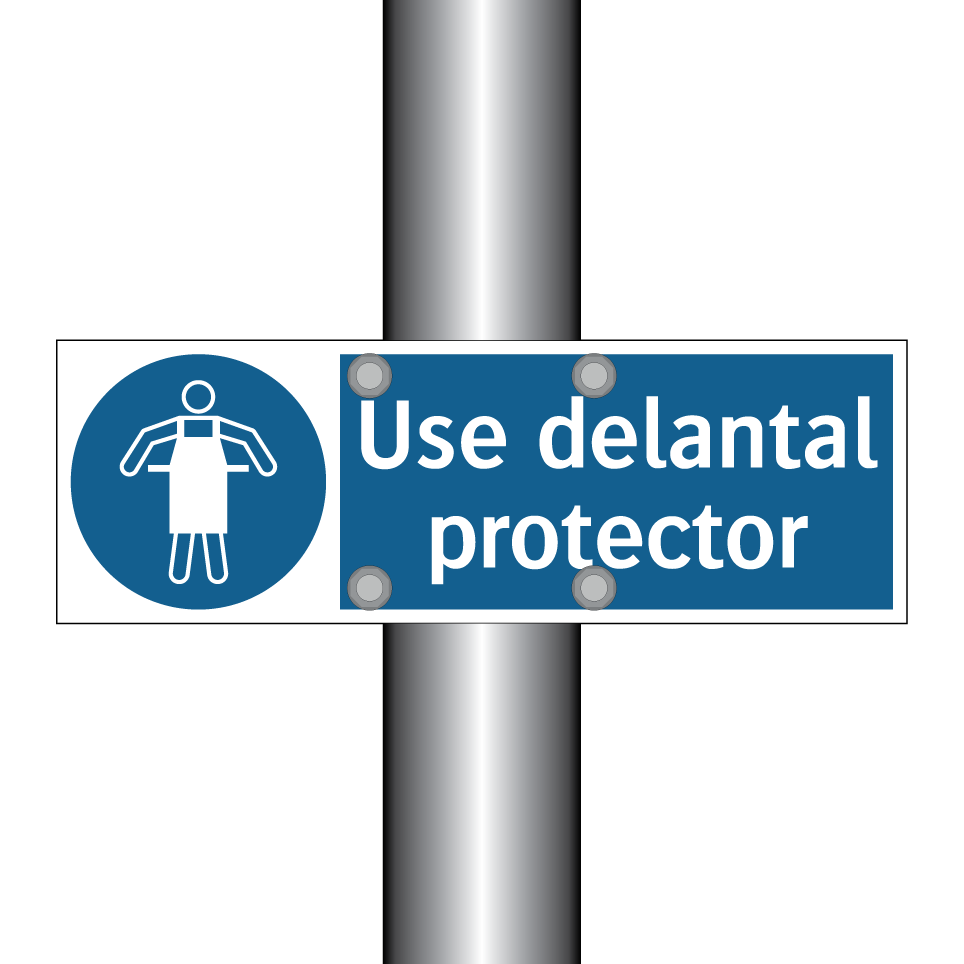 Use delantal protector