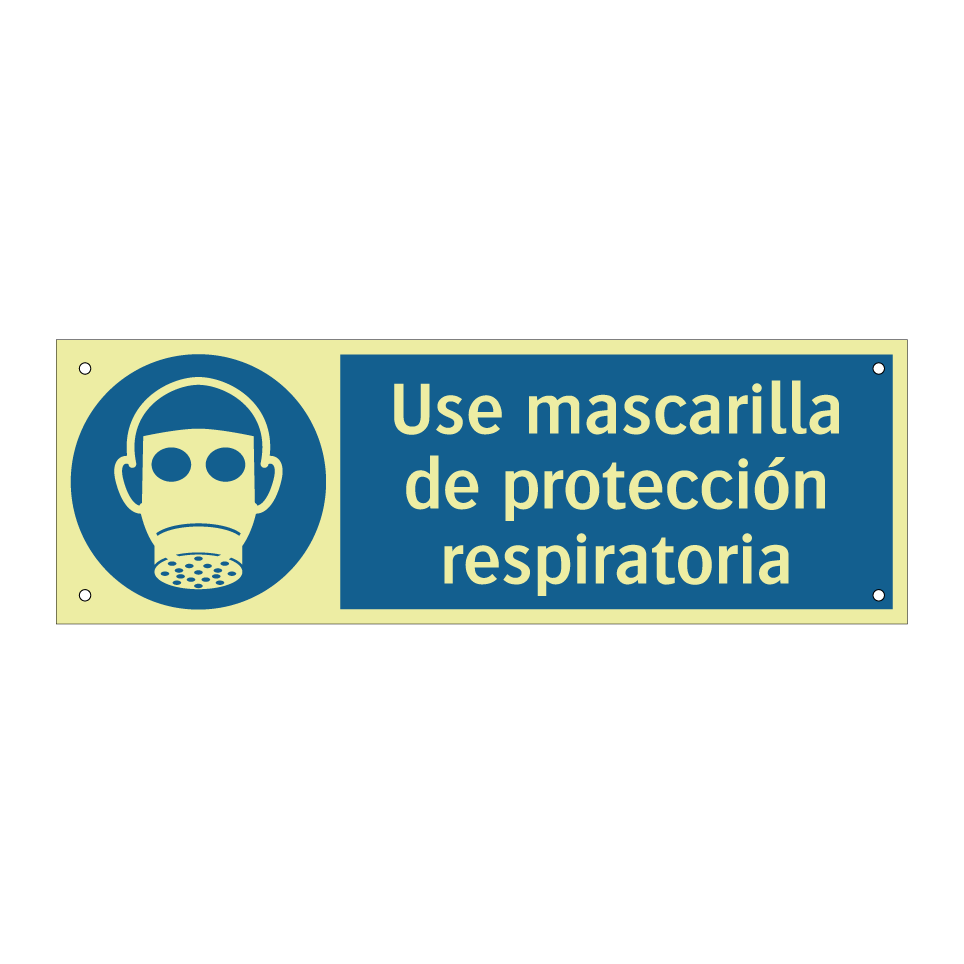 Use mascarilla de protección respiratoria