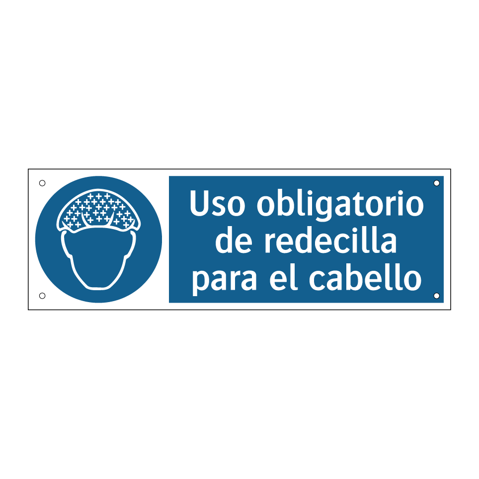Uso obligatorio de redecilla para el cabello
