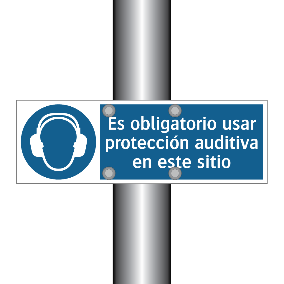 Es obligatorio usar protección auditiva en este sitio