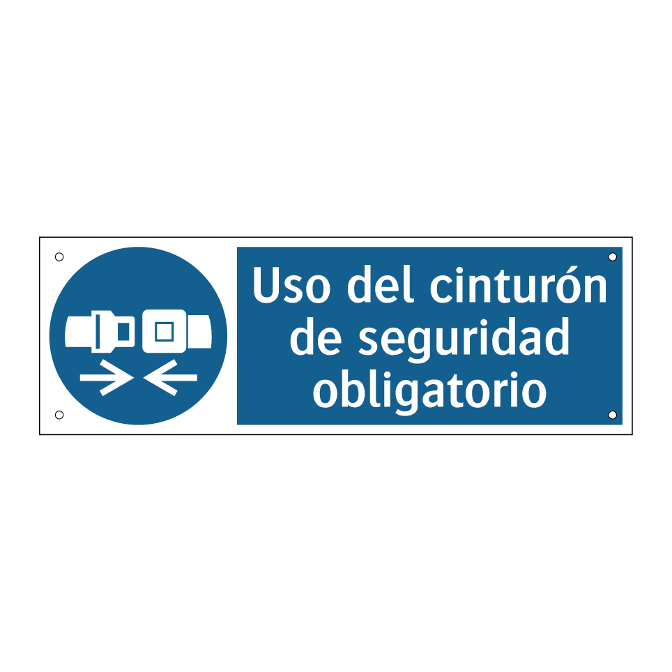 Uso del cinturón de seguridad obligatorio