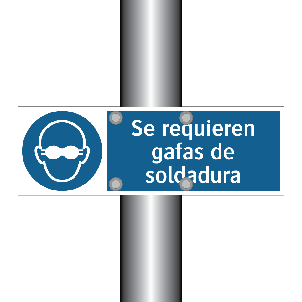 Se requieren gafas de soldadura