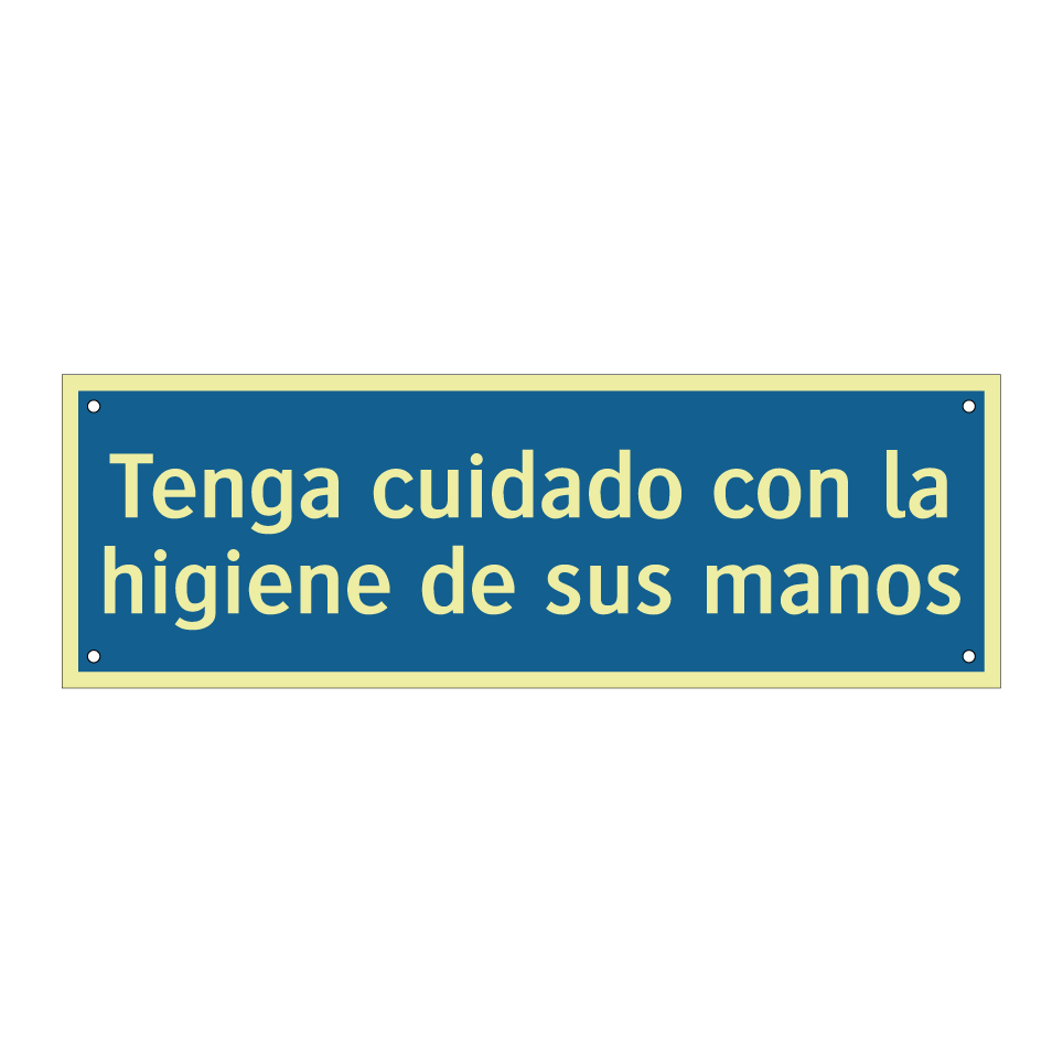 Tenga cuidado con la higiene de sus manos