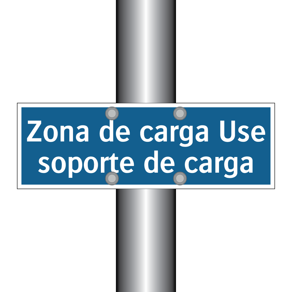 Zona de carga Use soporte de carga