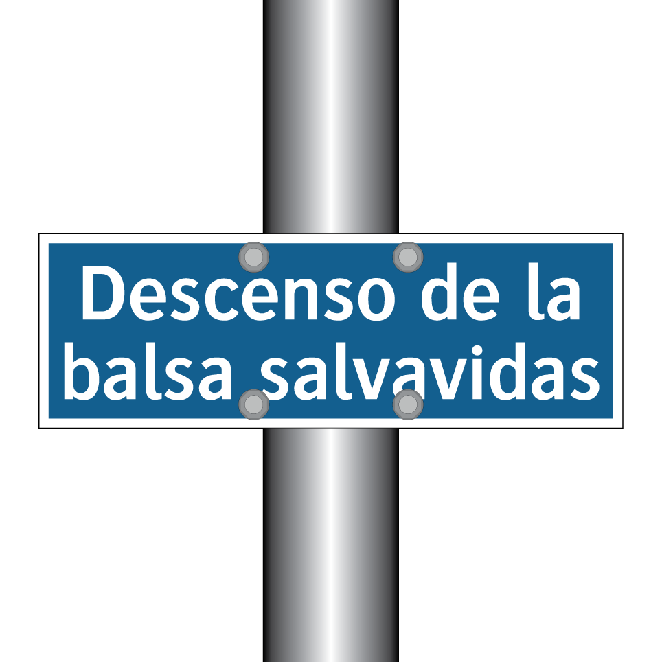 Descenso de la balsa salvavidas