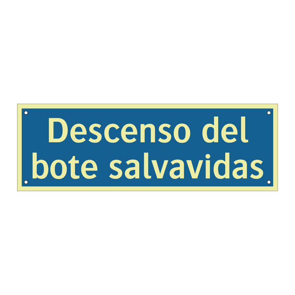 Descenso del bote salvavidas