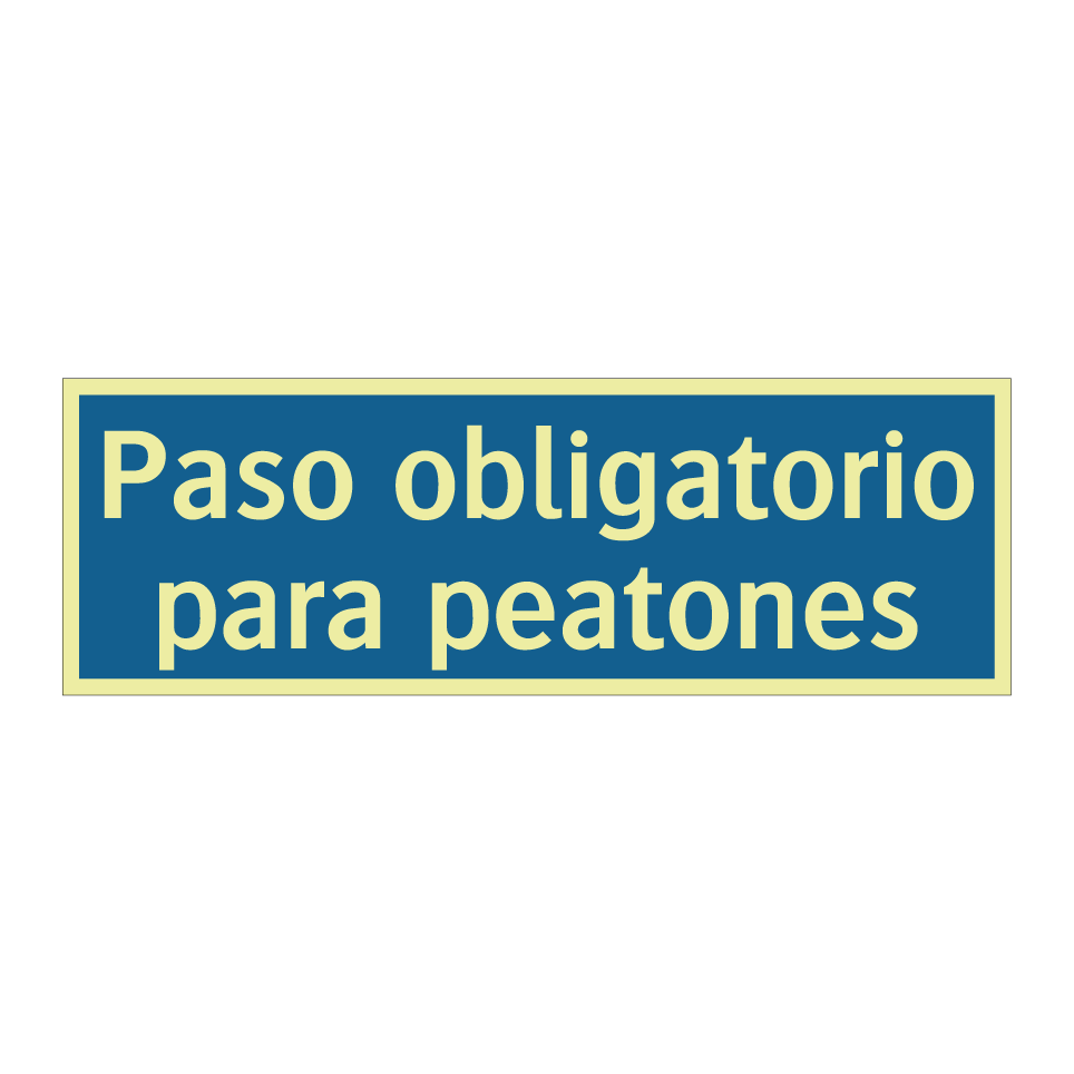 Paso obligatorio para peatones