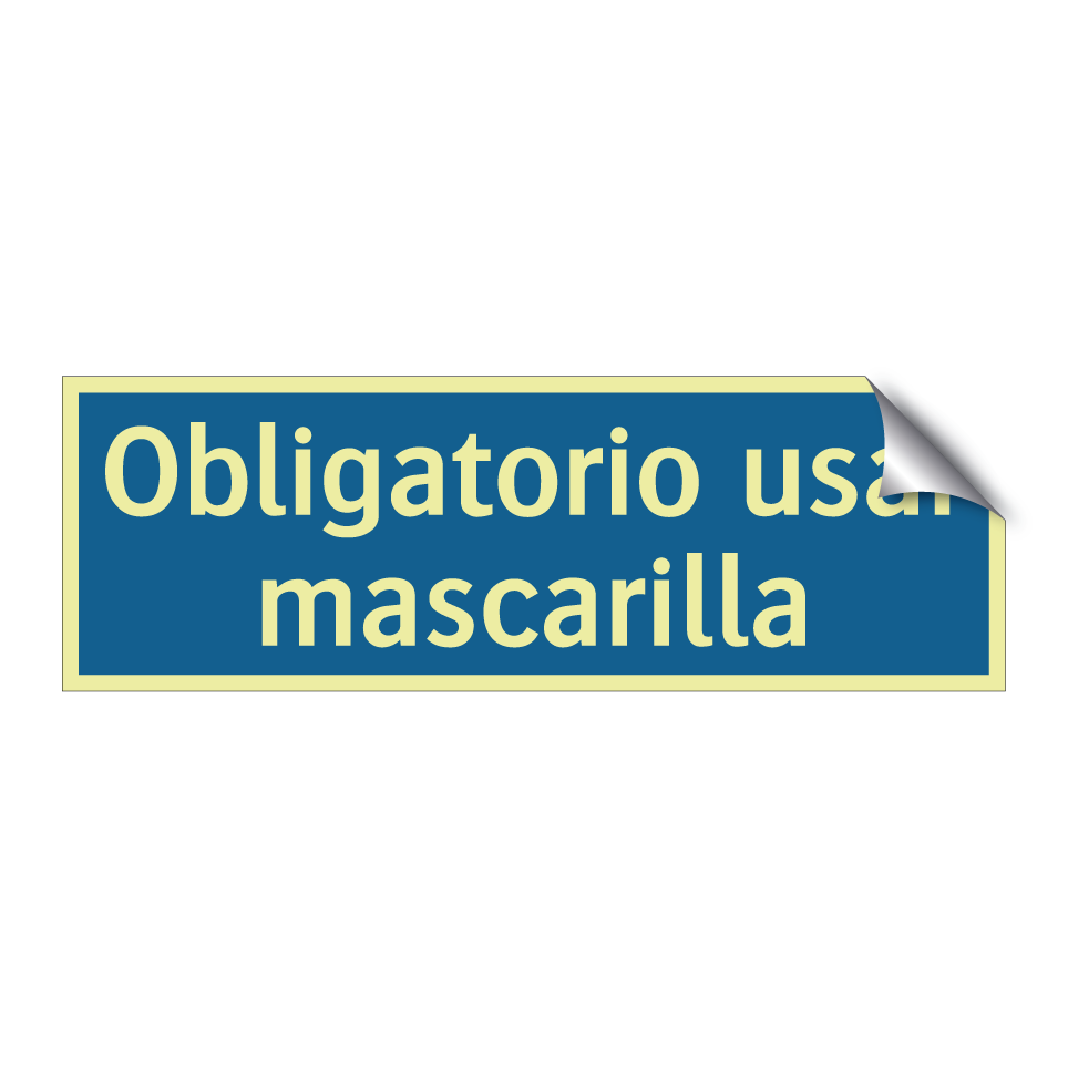 Obligatorio usar mascarilla