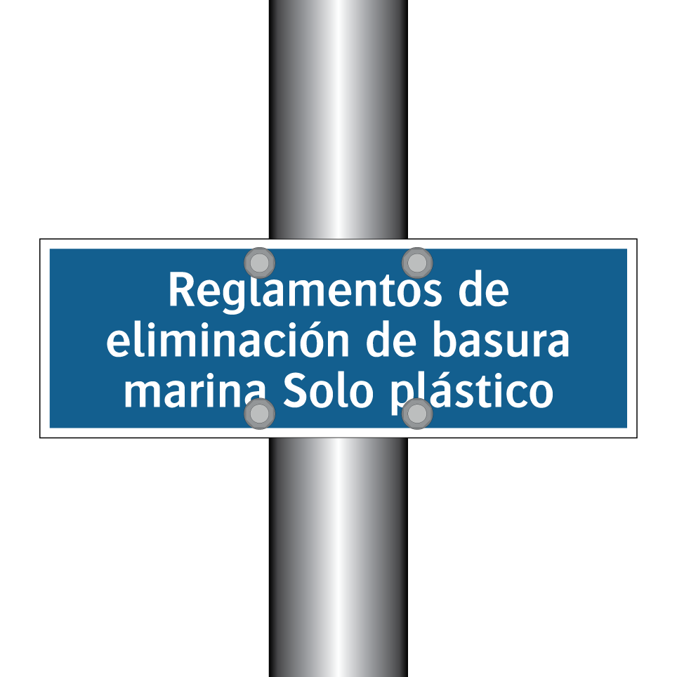 Reglamentos de eliminación de basura marina Solo plástico
