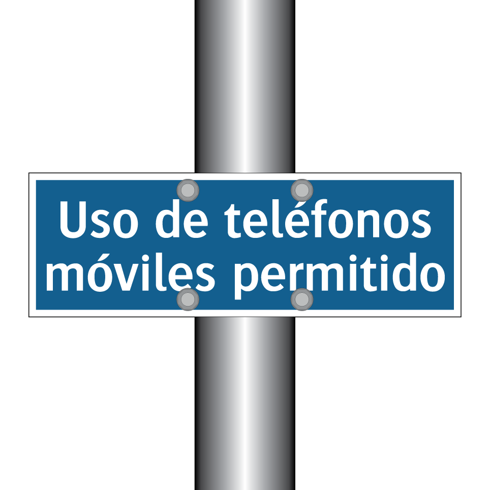 Uso de teléfonos móviles permitido