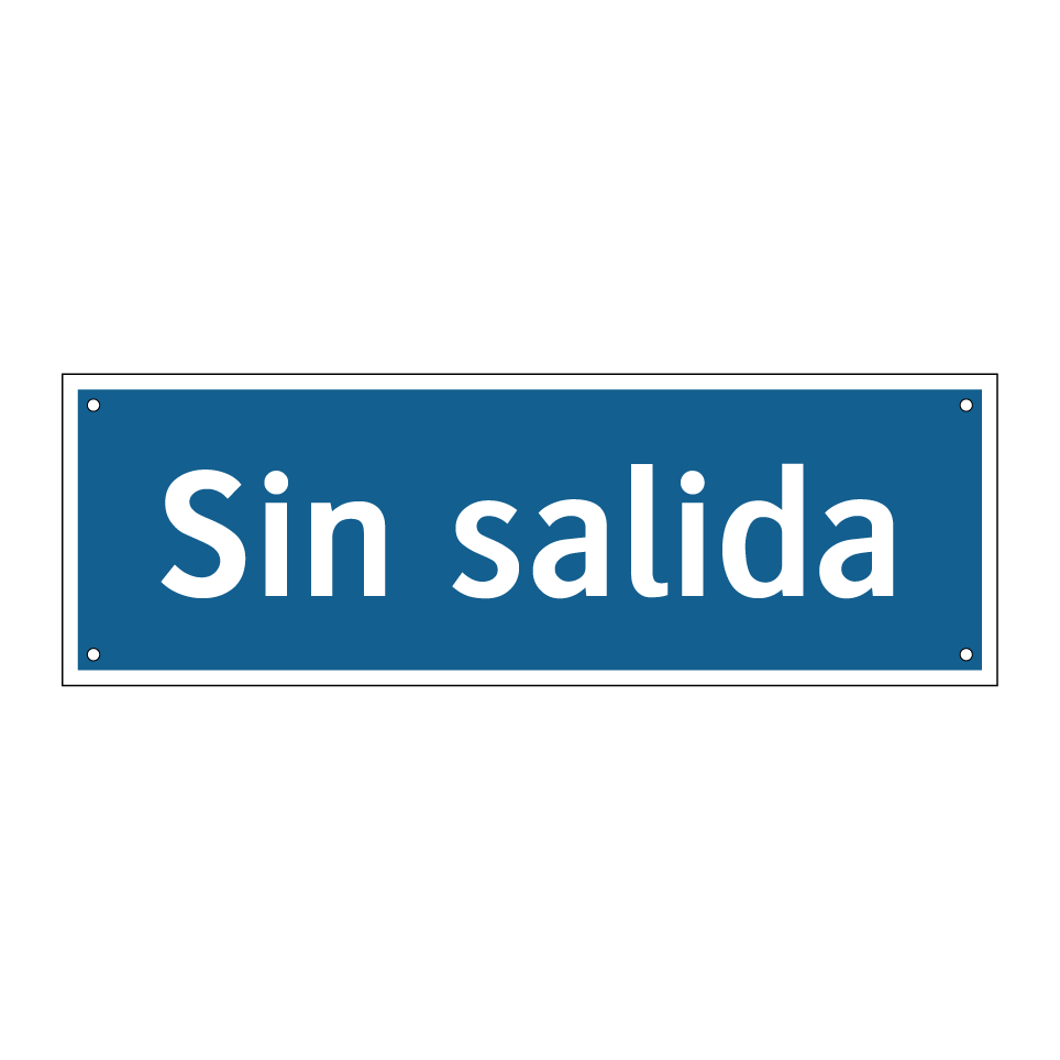 Sin salida