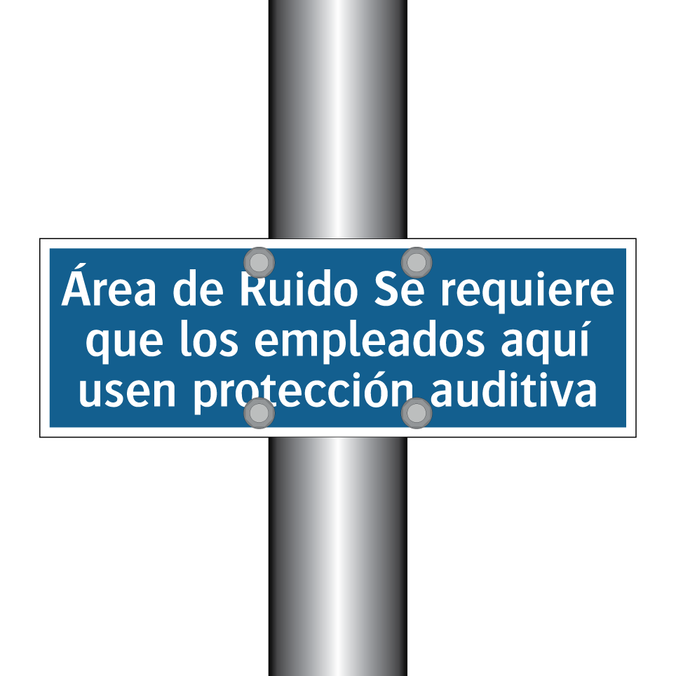 Área de Ruido Se requiere que los empleados aquí usen protección auditiva