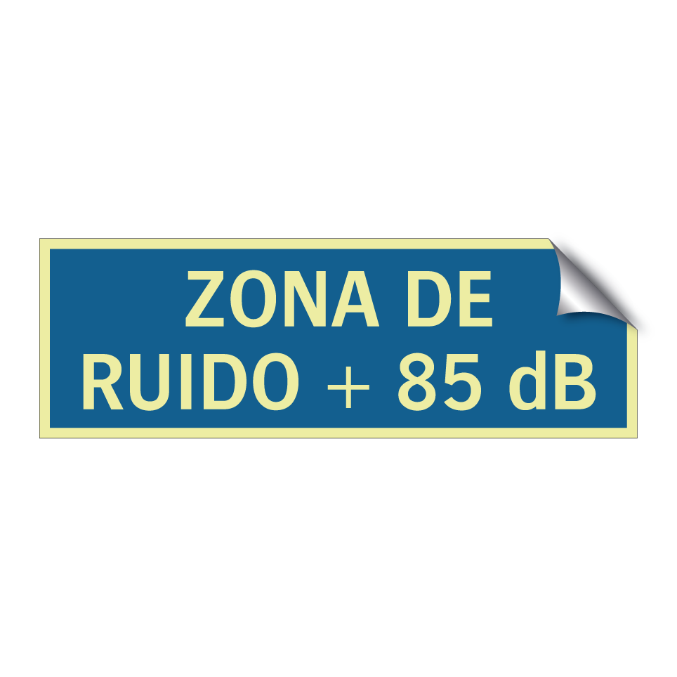 ZONA DE RUIDO + 85 dB