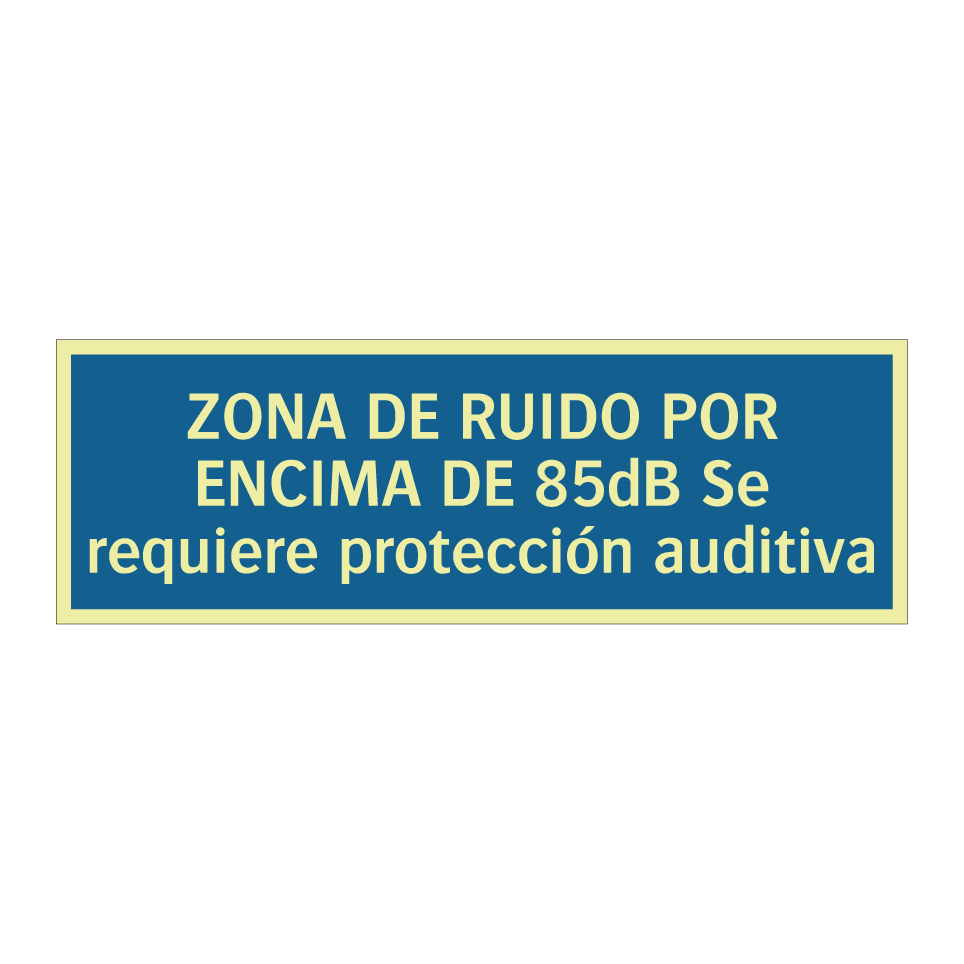 ZONA DE RUIDO POR ENCIMA DE 85dB Se requiere protección auditiva