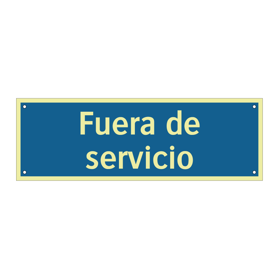 Fuera de servicio