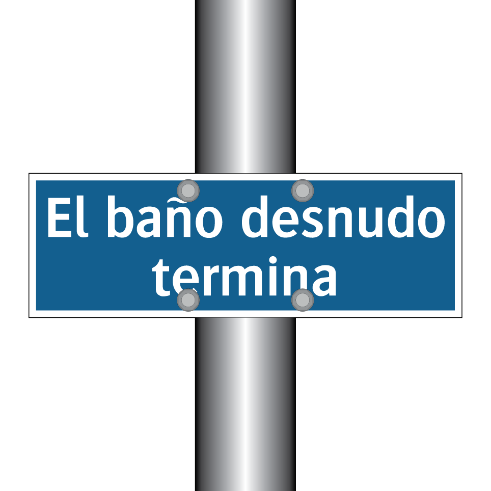 El baño desnudo termina
