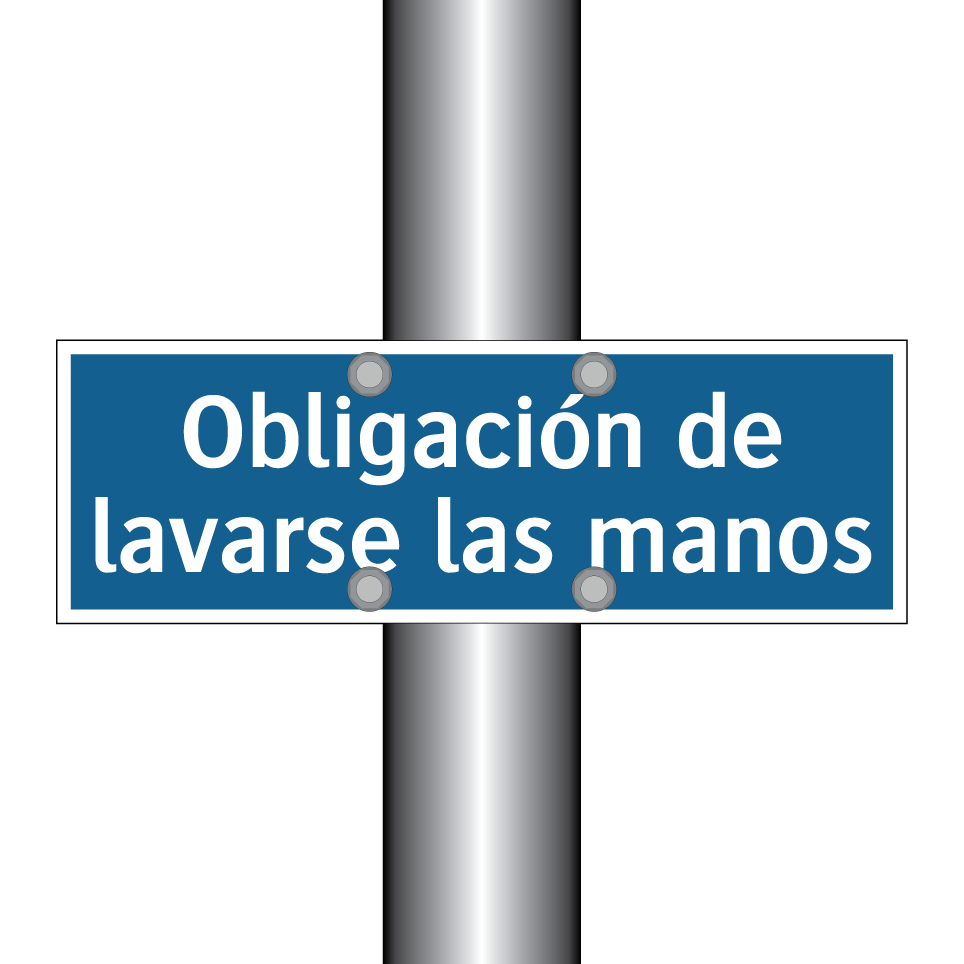 Obligación de lavarse las manos