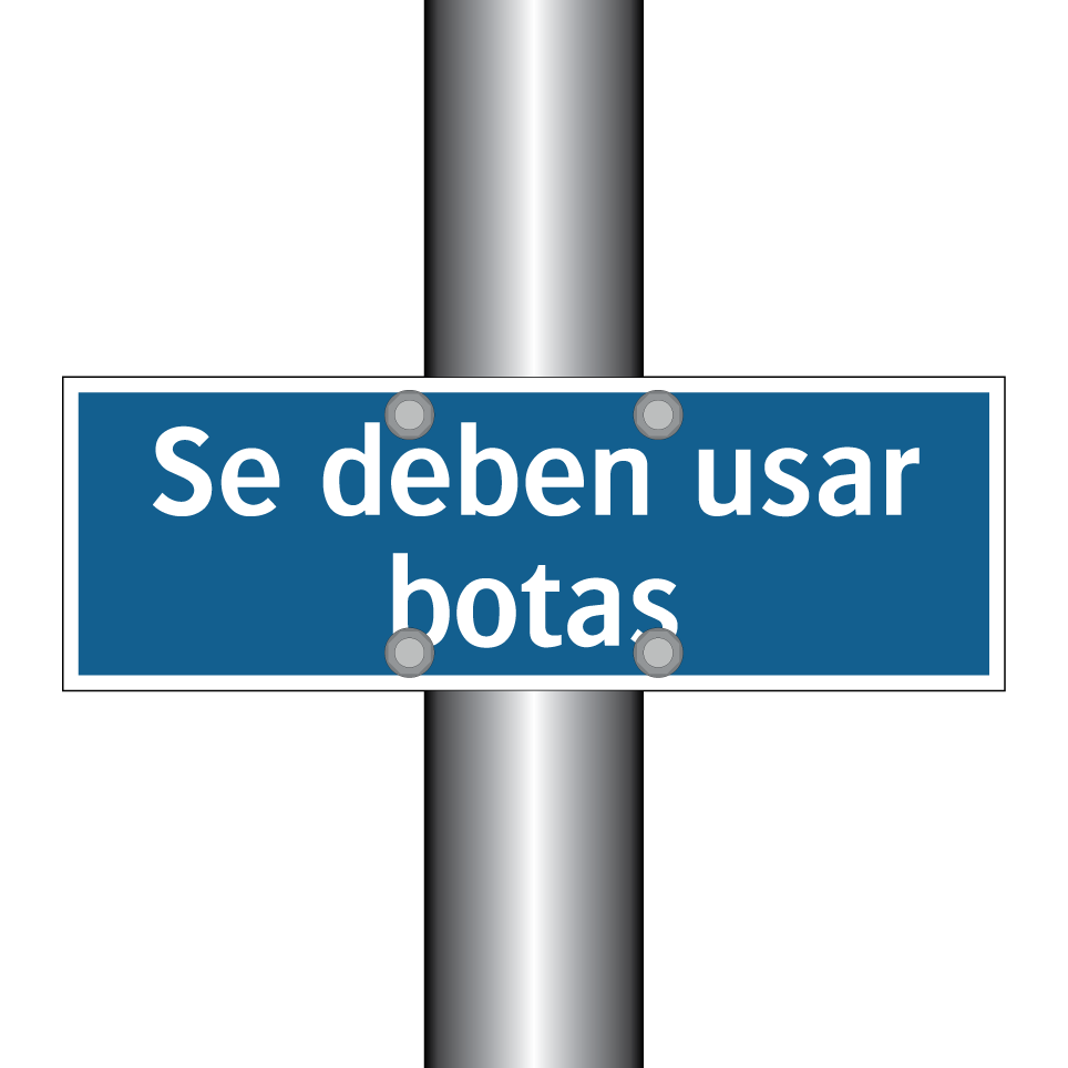 Se deben usar botas