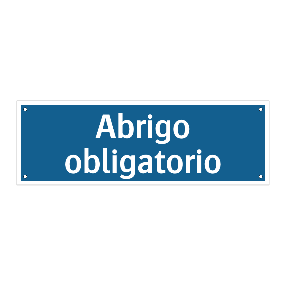 Abrigo obligatorio