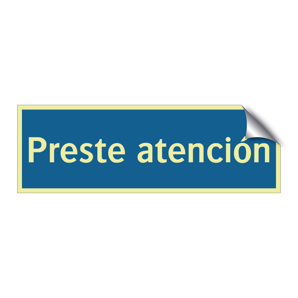 Preste atención