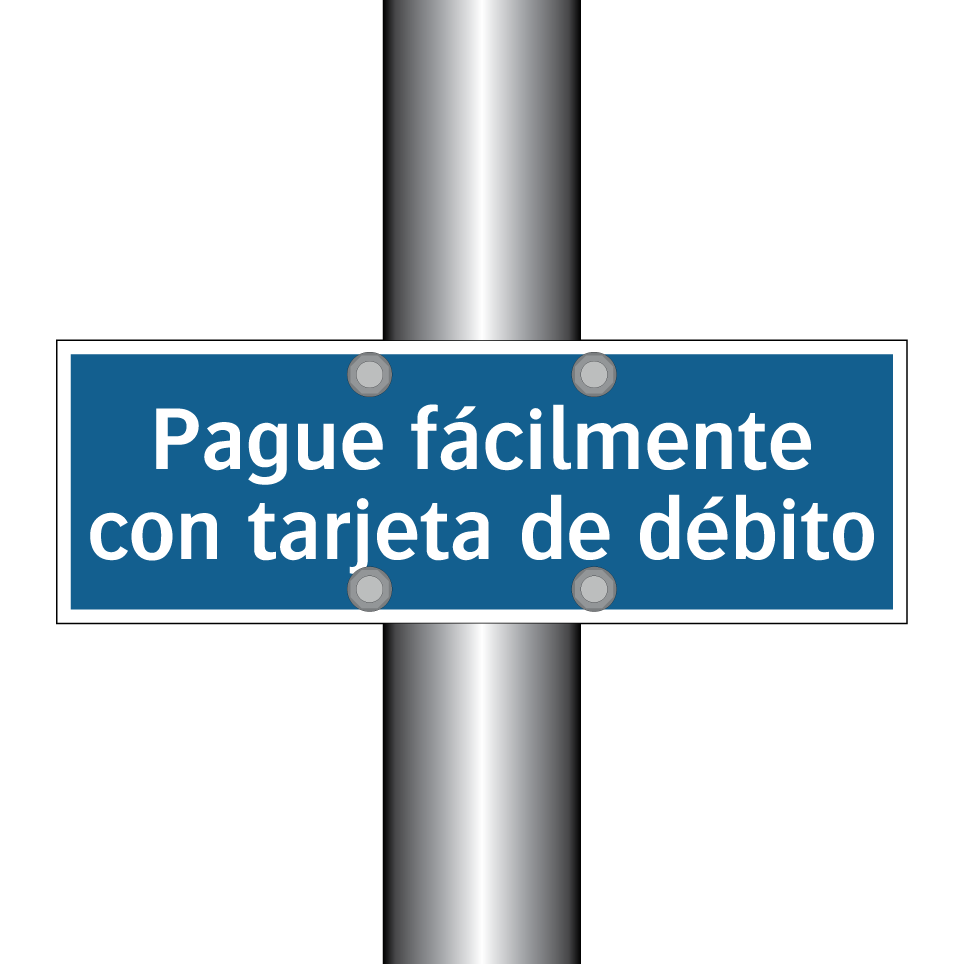 Pague fácilmente con tarjeta de débito