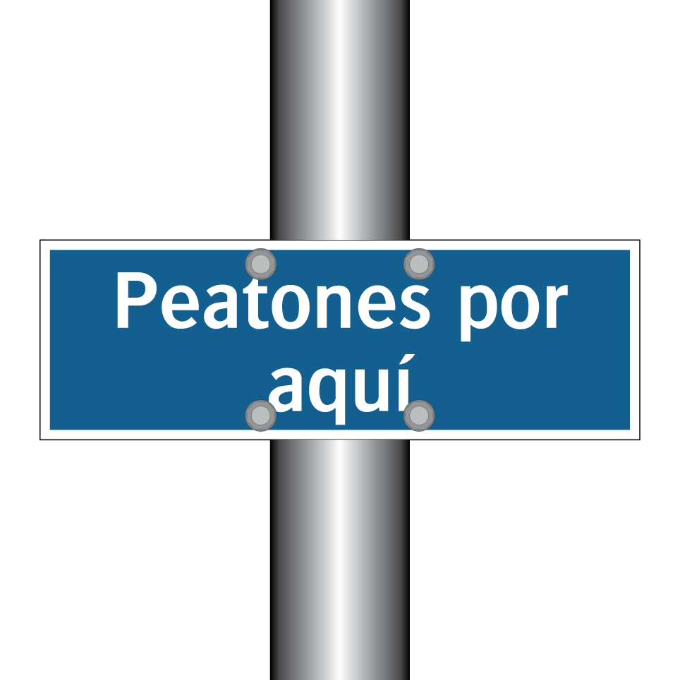 Peatones por aquí