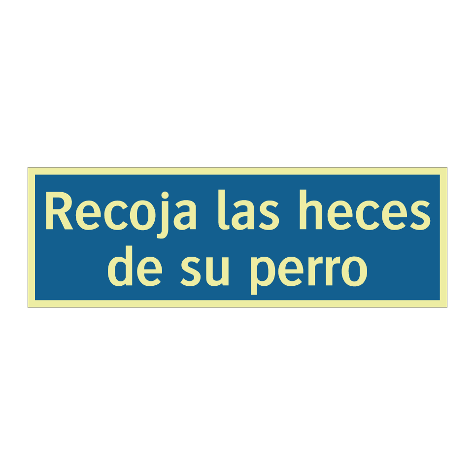 Recoja las heces de su perro
