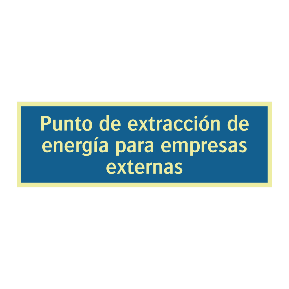Punto de extracción de energía para empresas externas