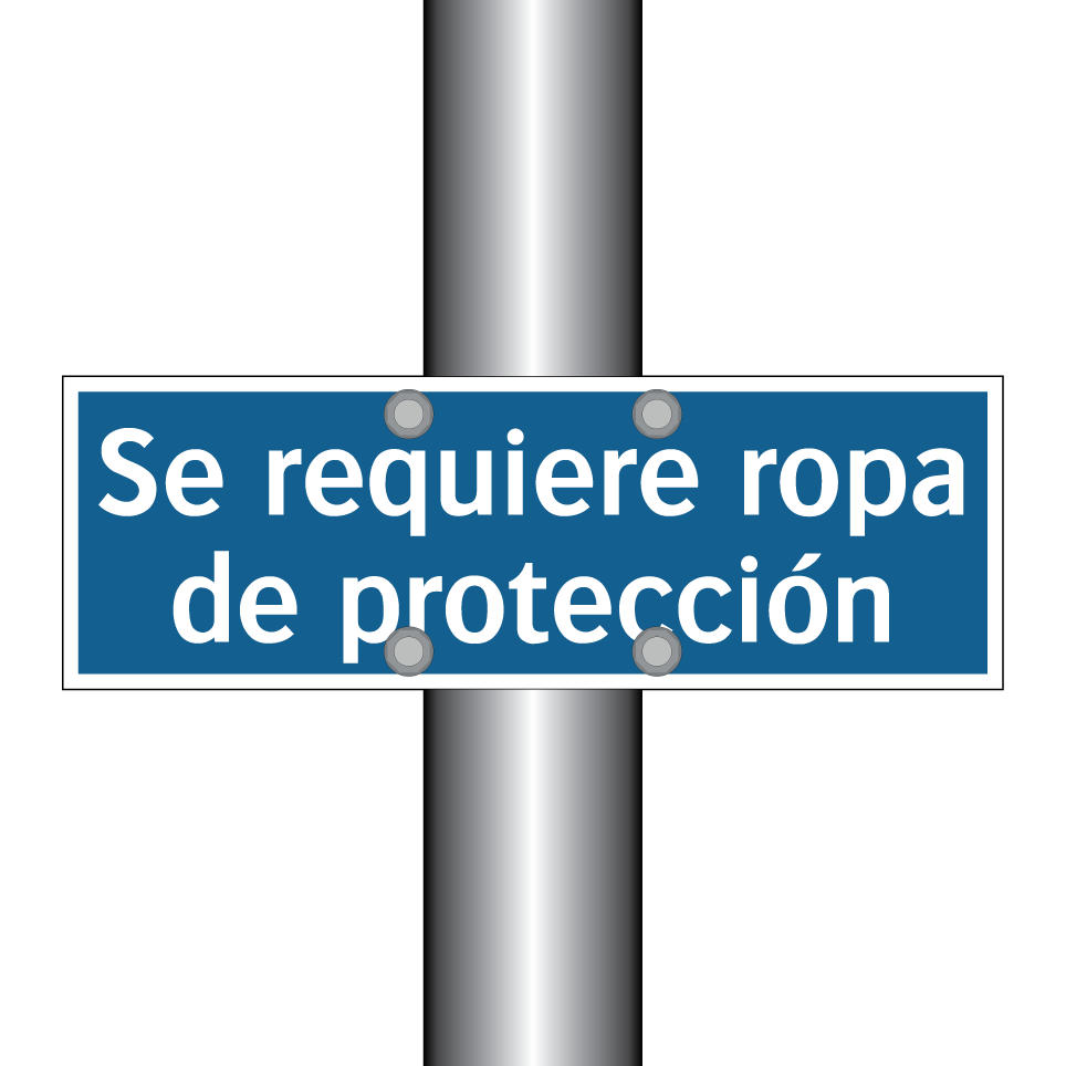 Se requiere ropa de protección