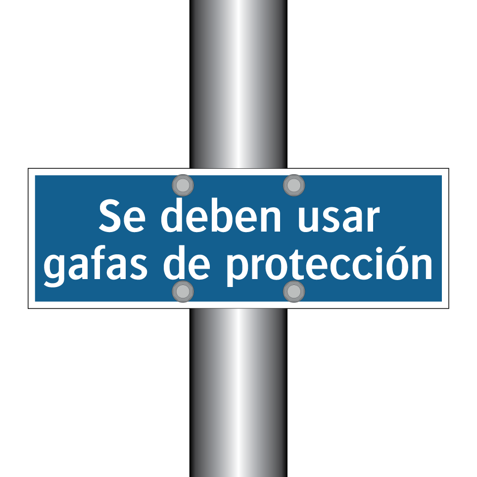 Se deben usar gafas de protección