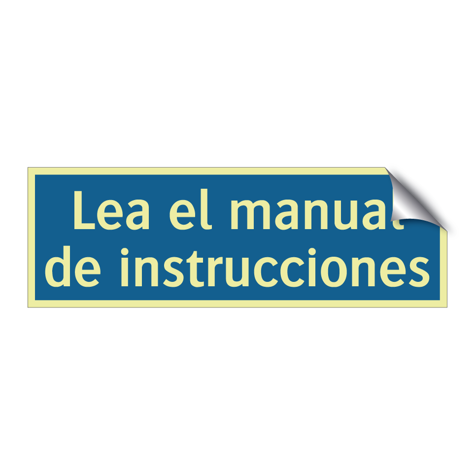 Lea el manual de instrucciones