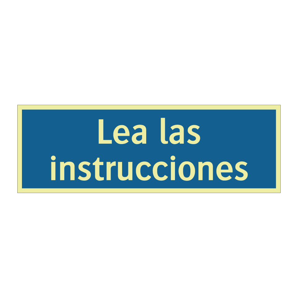 Lea las instrucciones