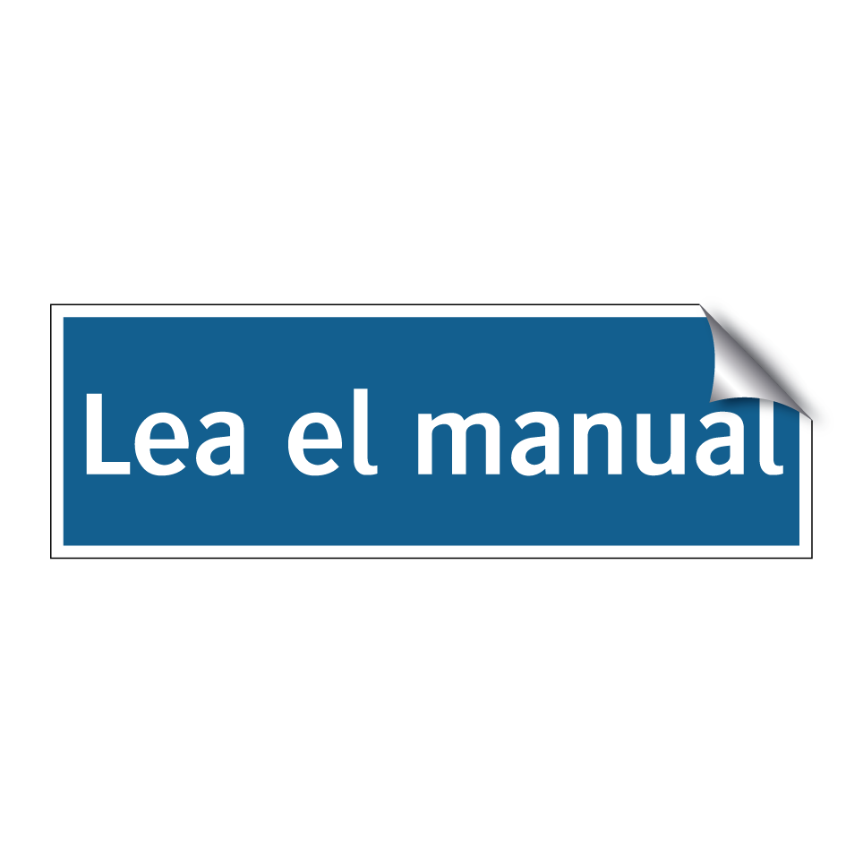 Lea el manual