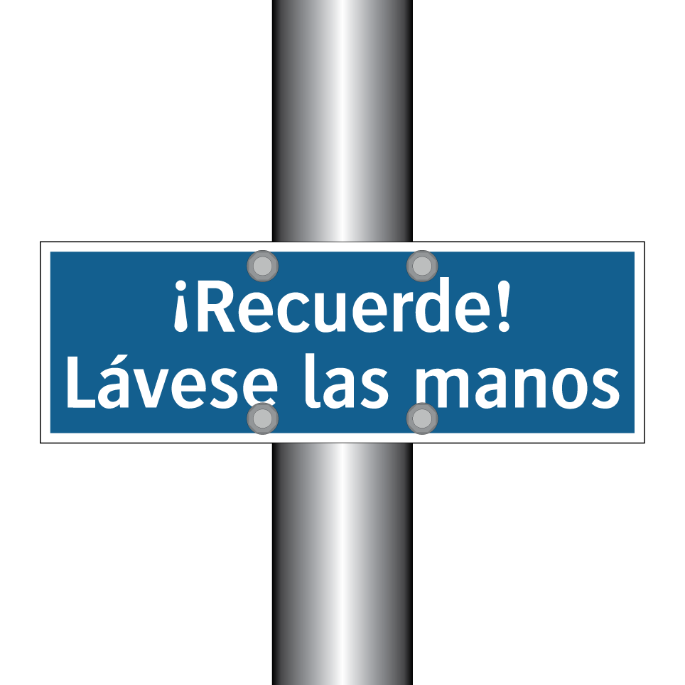 ¡Recuerde! Lávese las manos