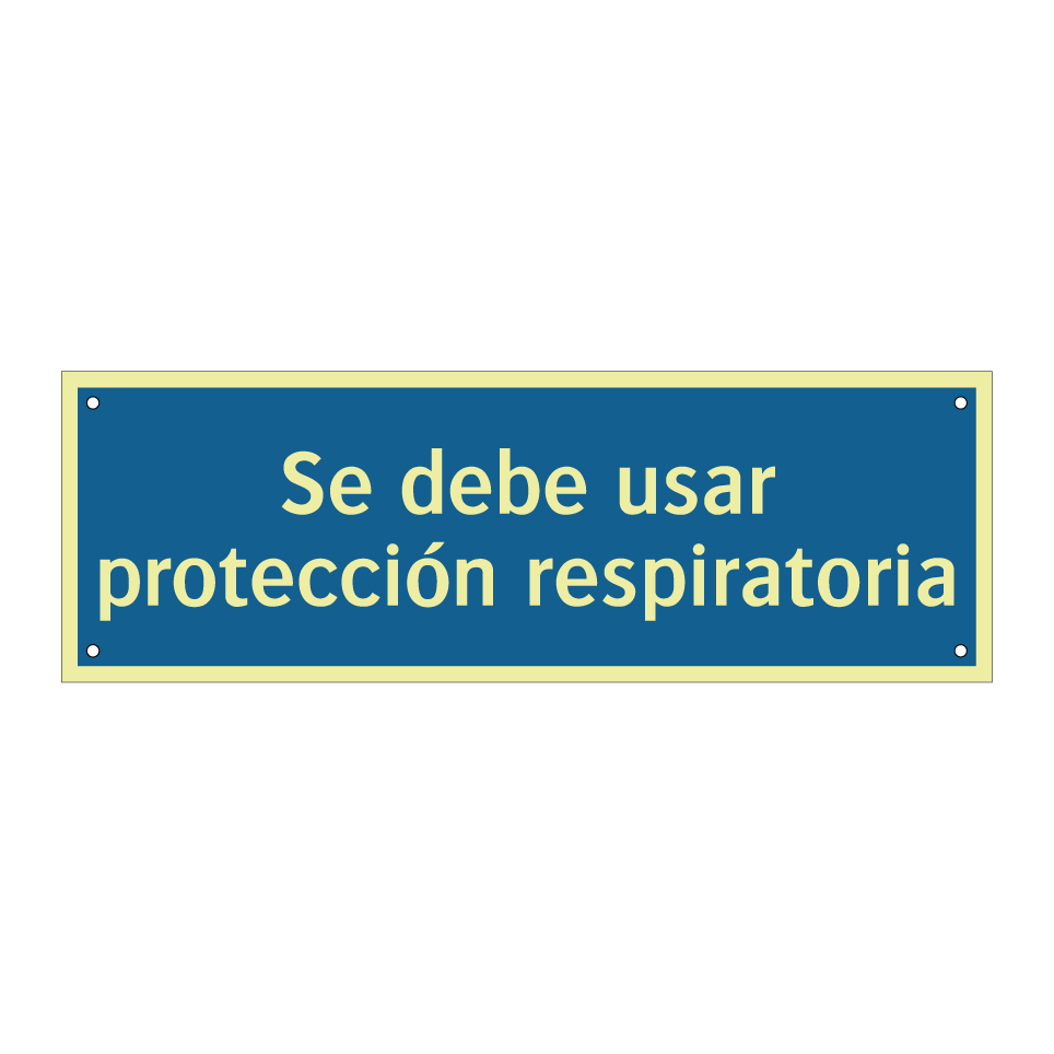 Se debe usar protección respiratoria
