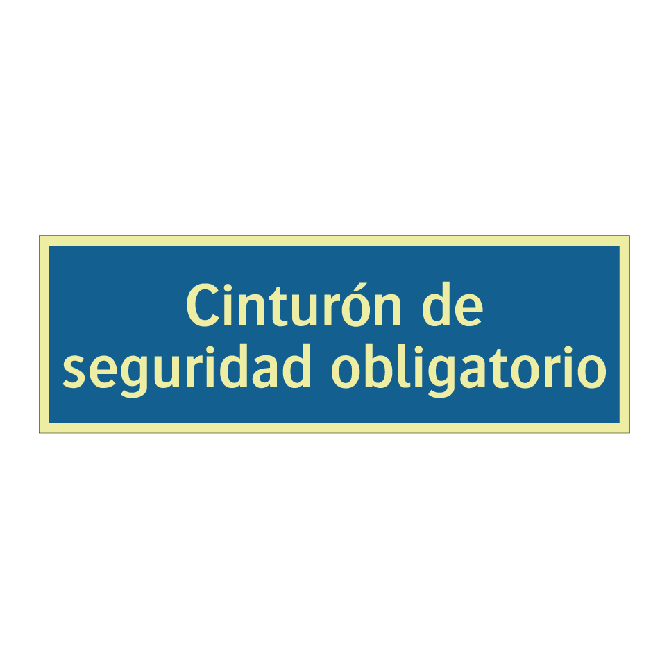 Cinturón de seguridad obligatorio
