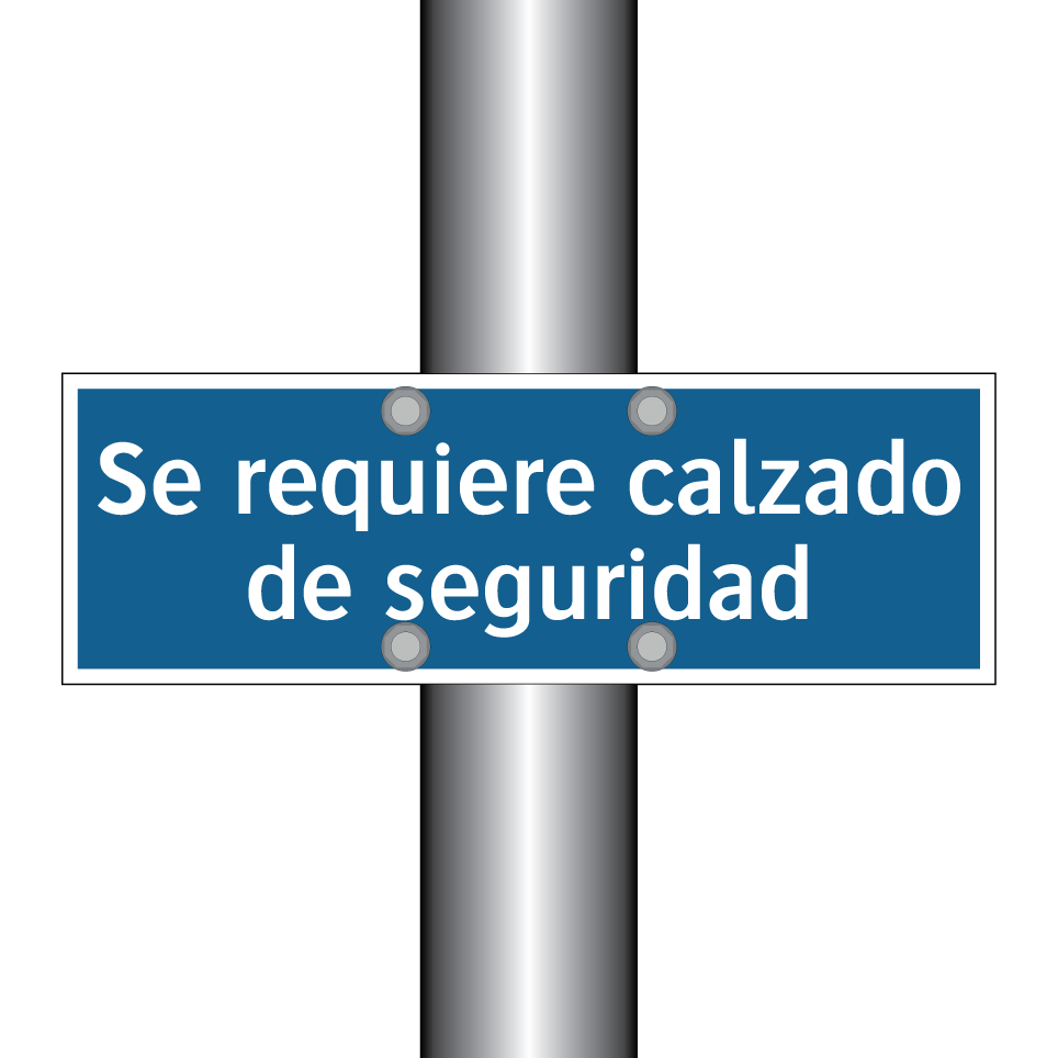 Se requiere calzado de seguridad