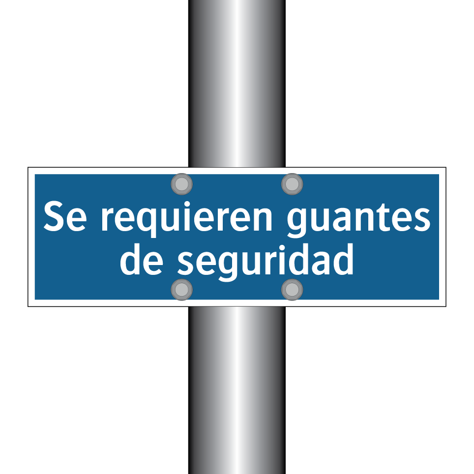 Se requieren guantes de seguridad