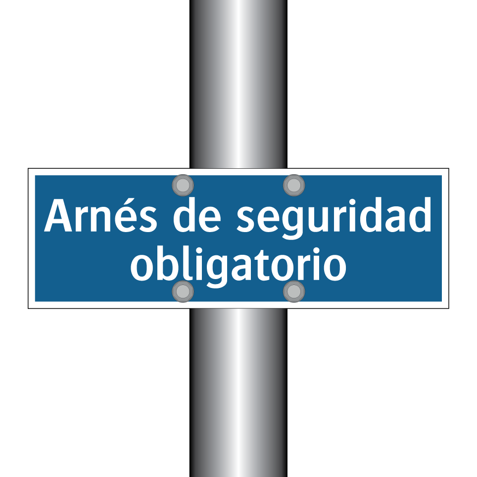 Arnés de seguridad obligatorio