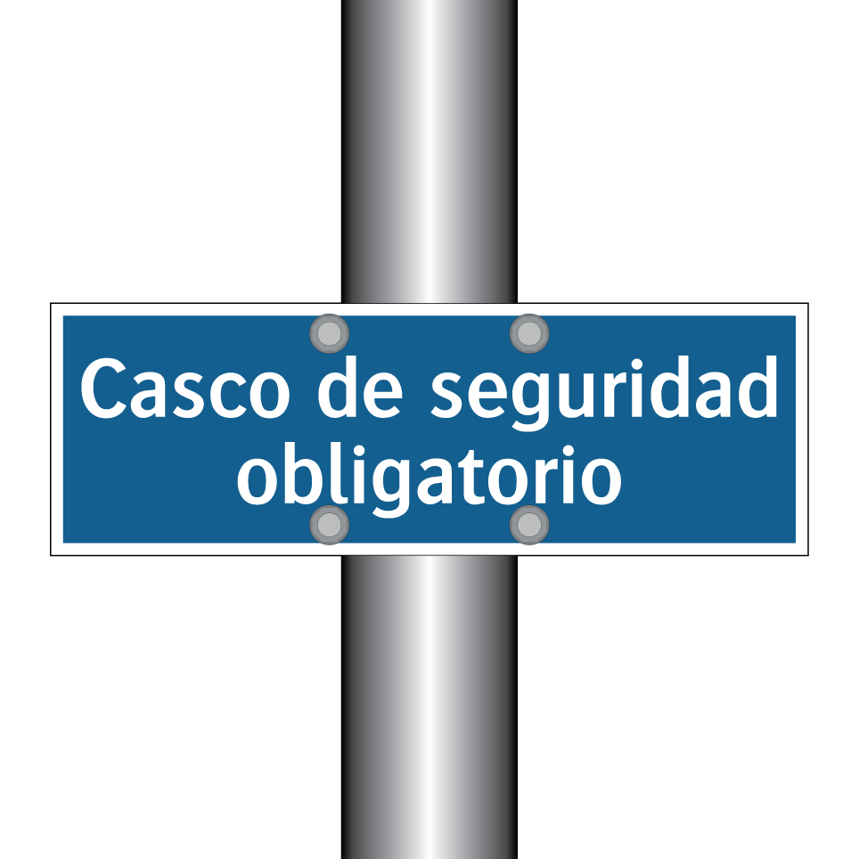 Casco de seguridad obligatorio