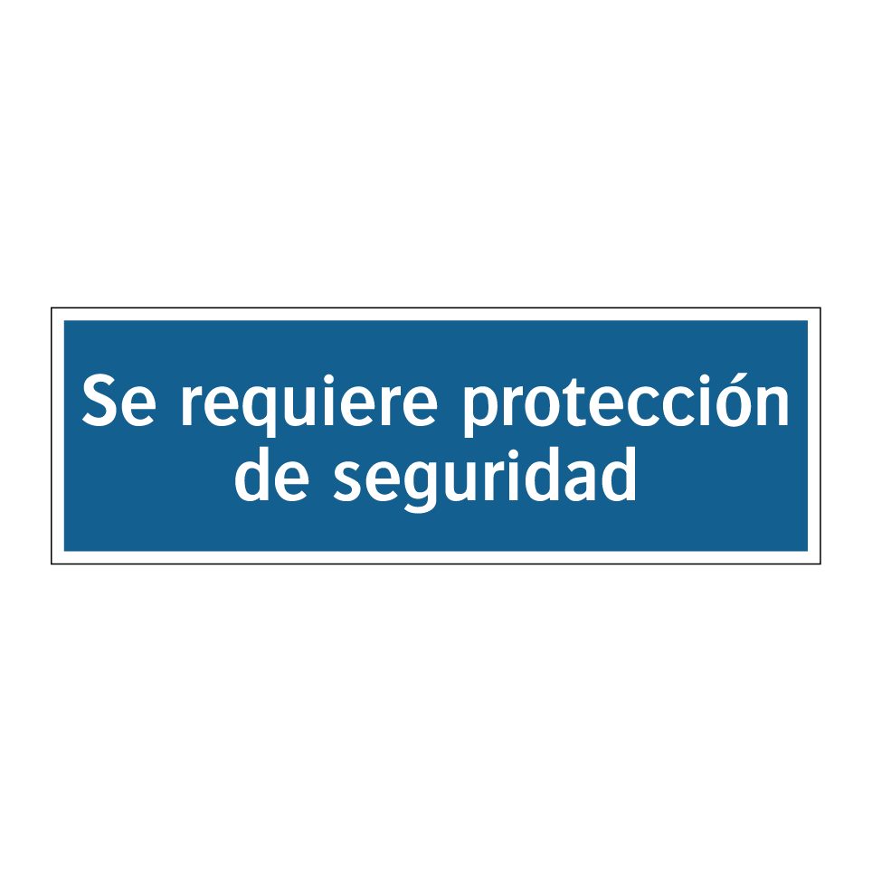 Se requiere protección de seguridad
