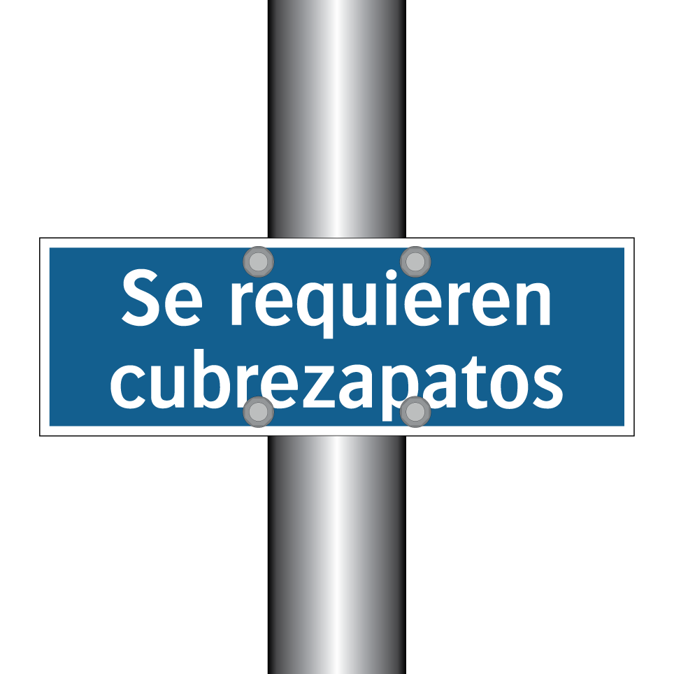 Se requieren cubrezapatos