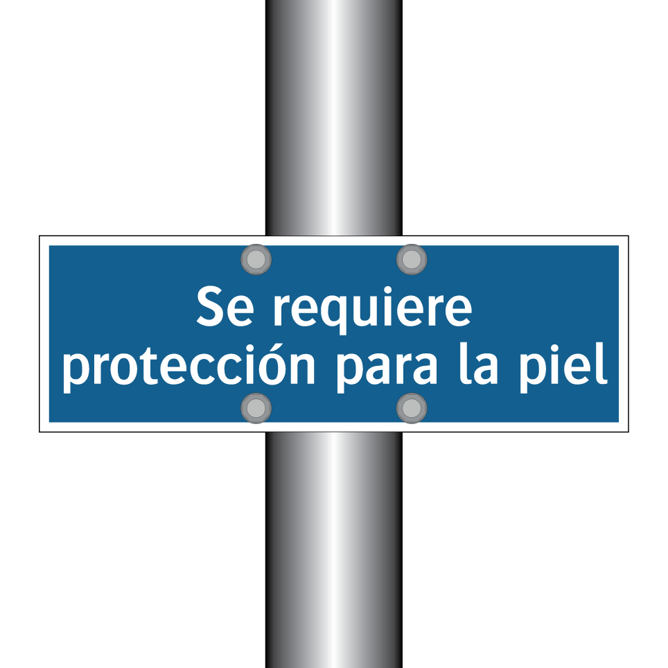 Se requiere protección para la piel