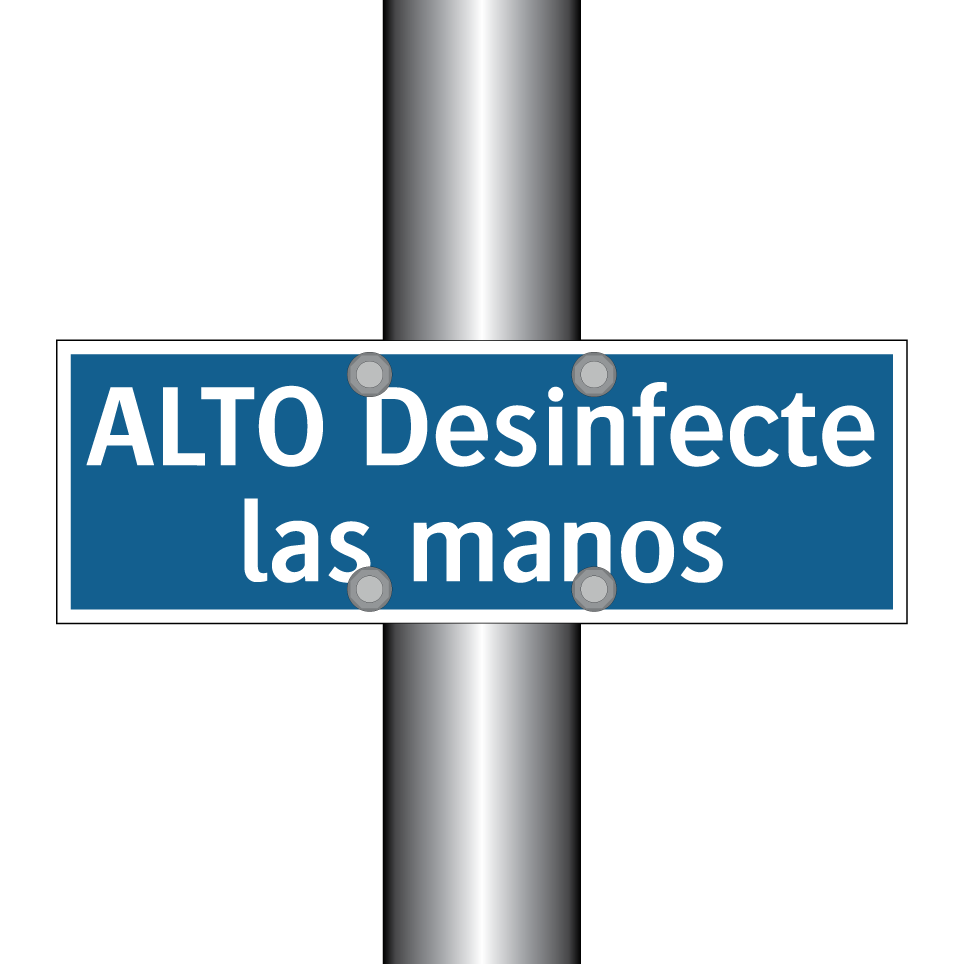 ALTO Desinfecte las manos