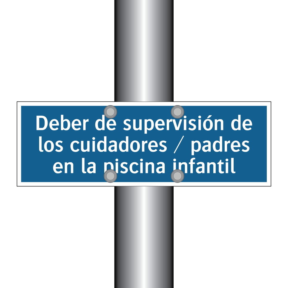 Deber de supervisión de los cuidadores / padres en la piscina infantil