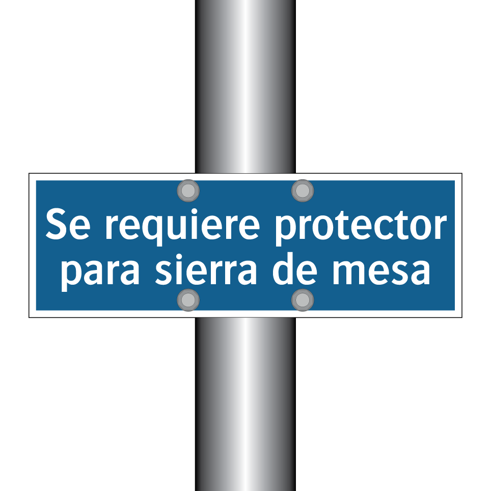 Se requiere protector para sierra de mesa