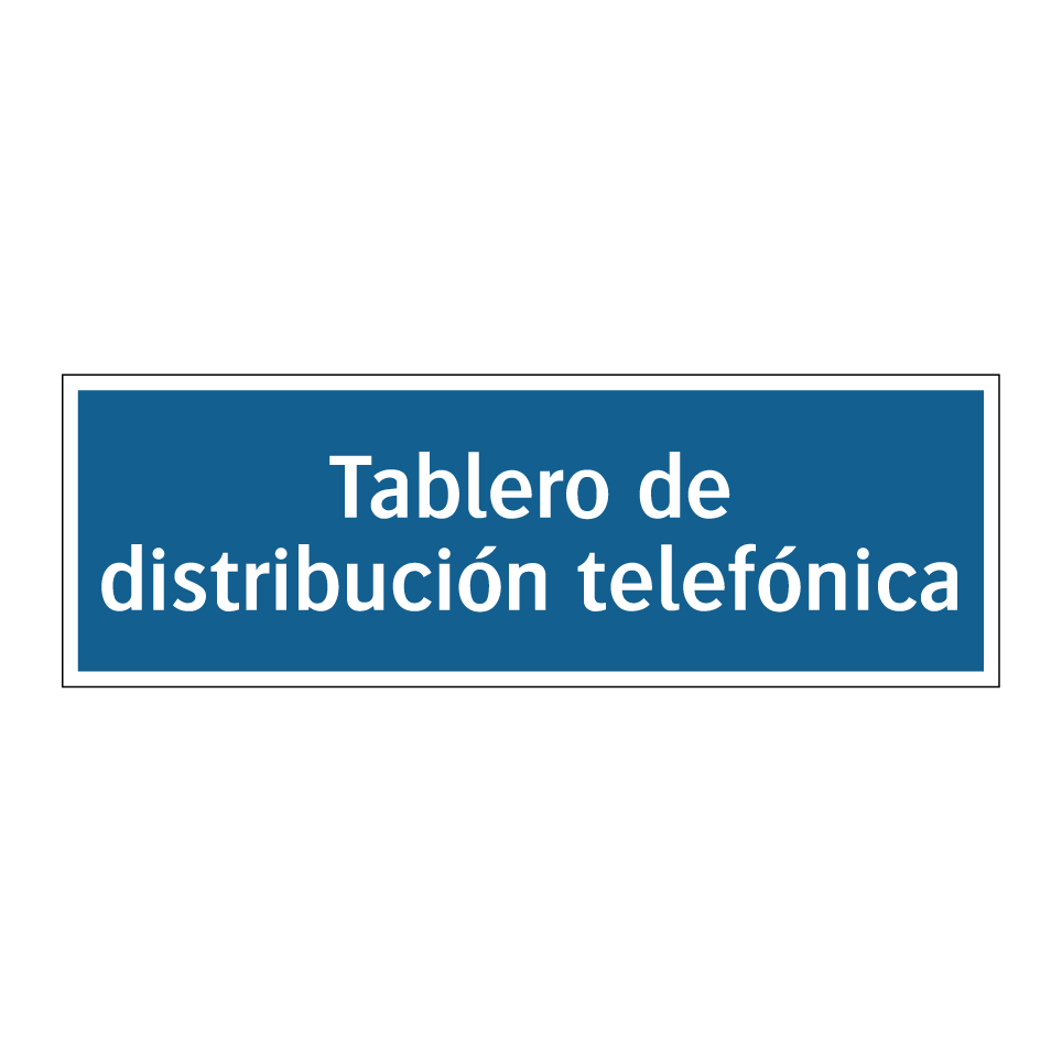 Tablero de distribución telefónica