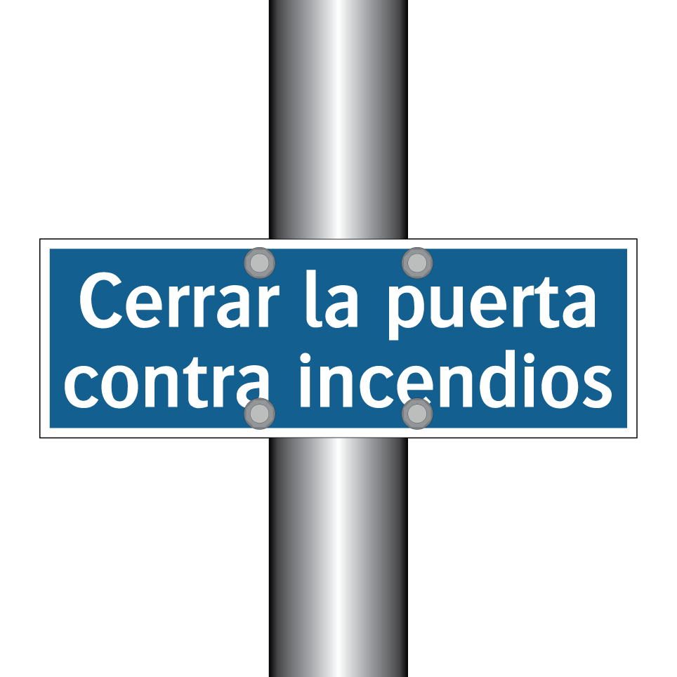 Cerrar la puerta contra incendios